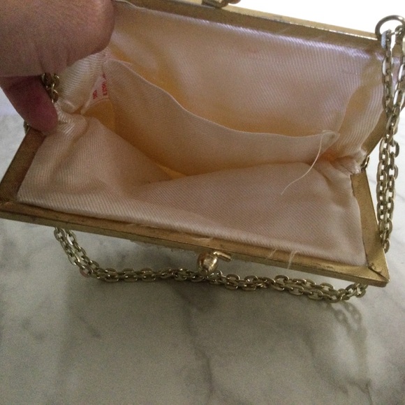 Ivory Beaded Evening Bag/Bridal Purse - Picture 5 of 6